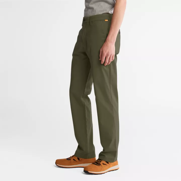 Chino stretch Squam Lake pour homme en vert foncé