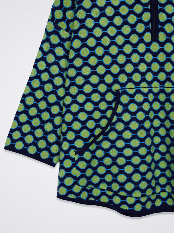Suéter de malha jacquard - Multicolorido