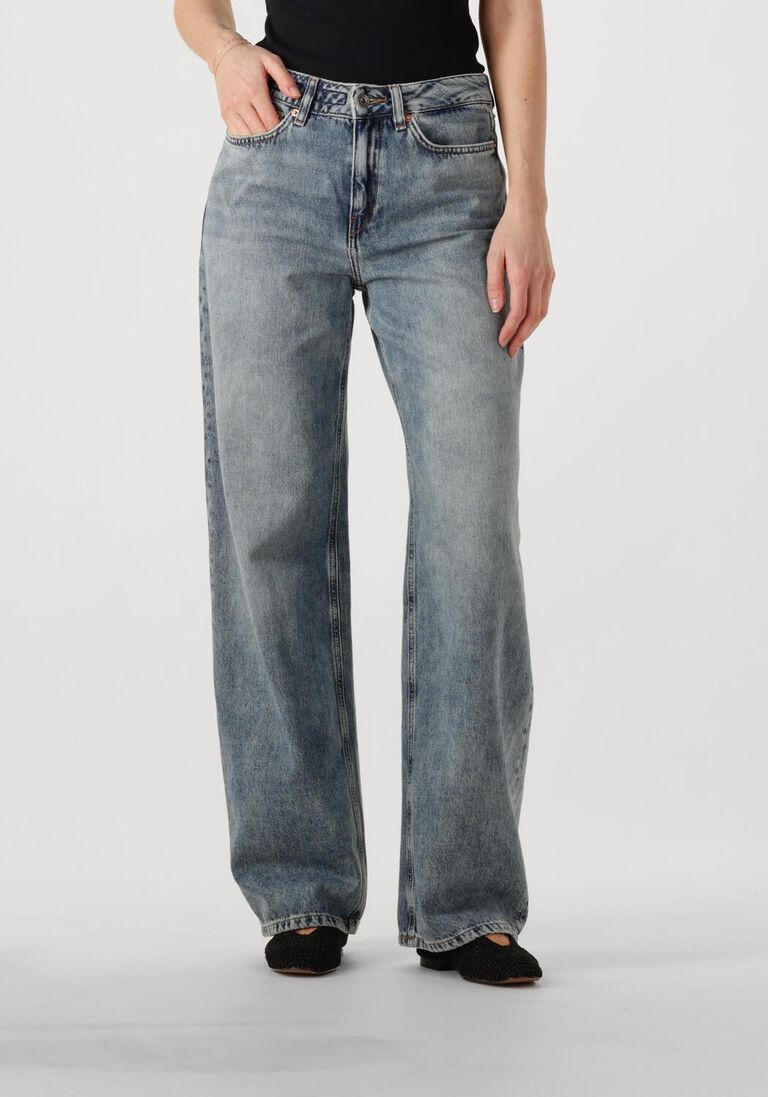 blauwe drykorn straight leg jeans medley