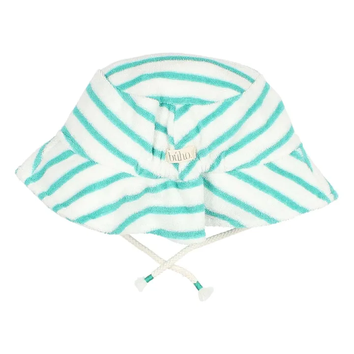 Búho Bob Rayé Eponge Bébé | Bleu Vert