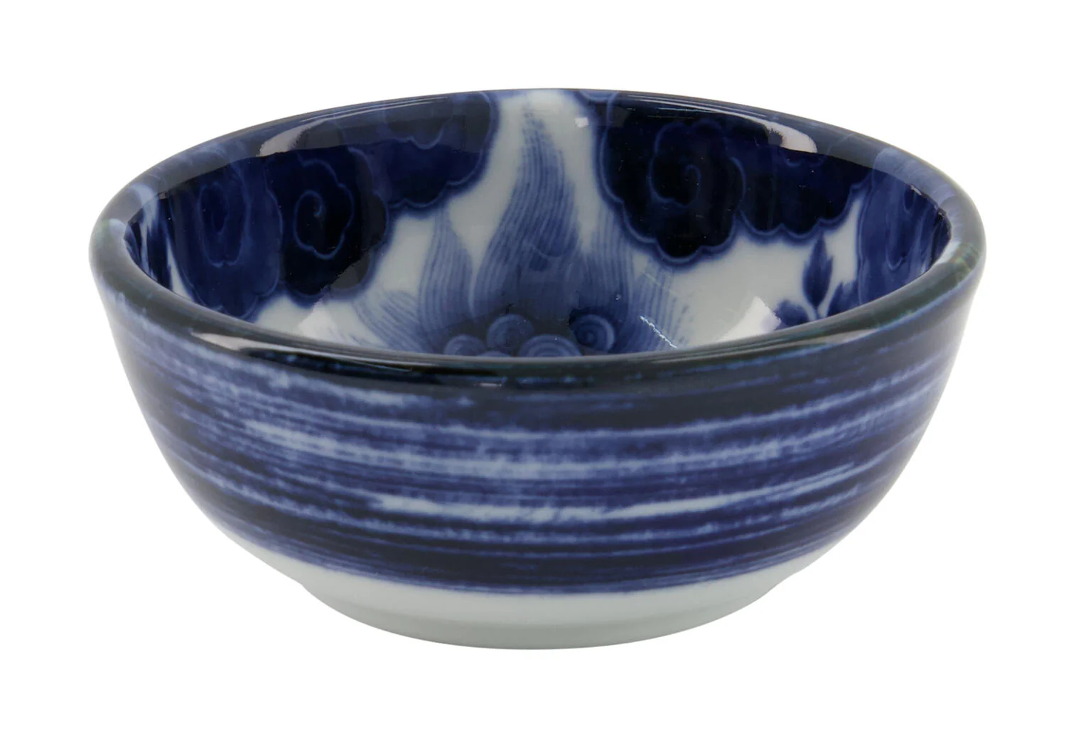 Tokyo Design Studio  Japonism Lion skål, blå/hvid - 95 ml