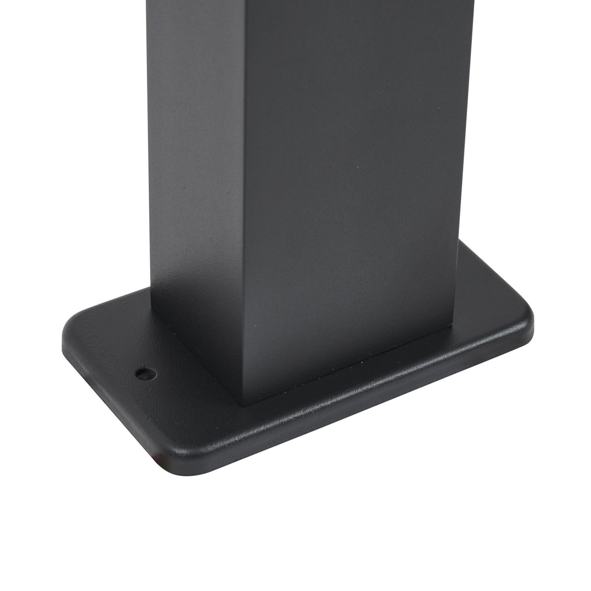 Buitenlamp zwart met grondpin en kabelmof 65cm incl. stopcontact IP44 - Baleno