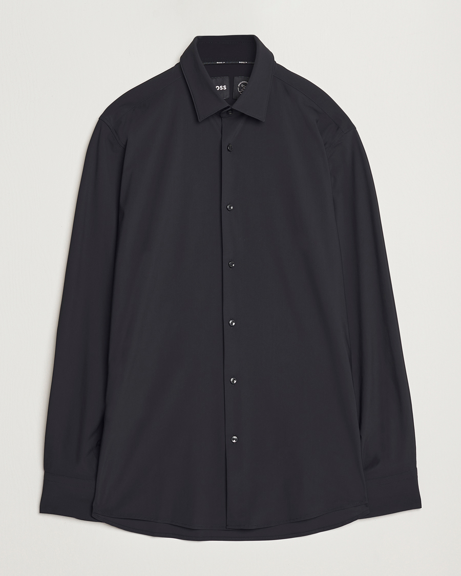 BOSS BLACK Hank 4-Way Stretch Shirt Black