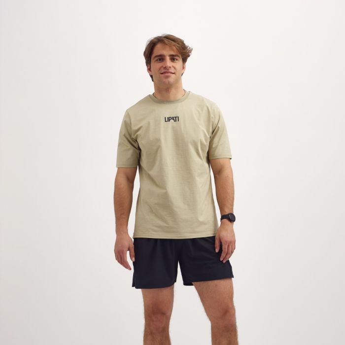 Lipati Herre T-shirts Not For Running SS Tee Brun
