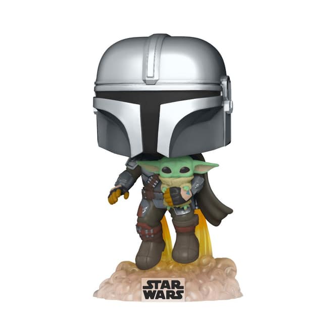 Funko POP! - Star Wars Sammelfigur - The Mandalorian with the child