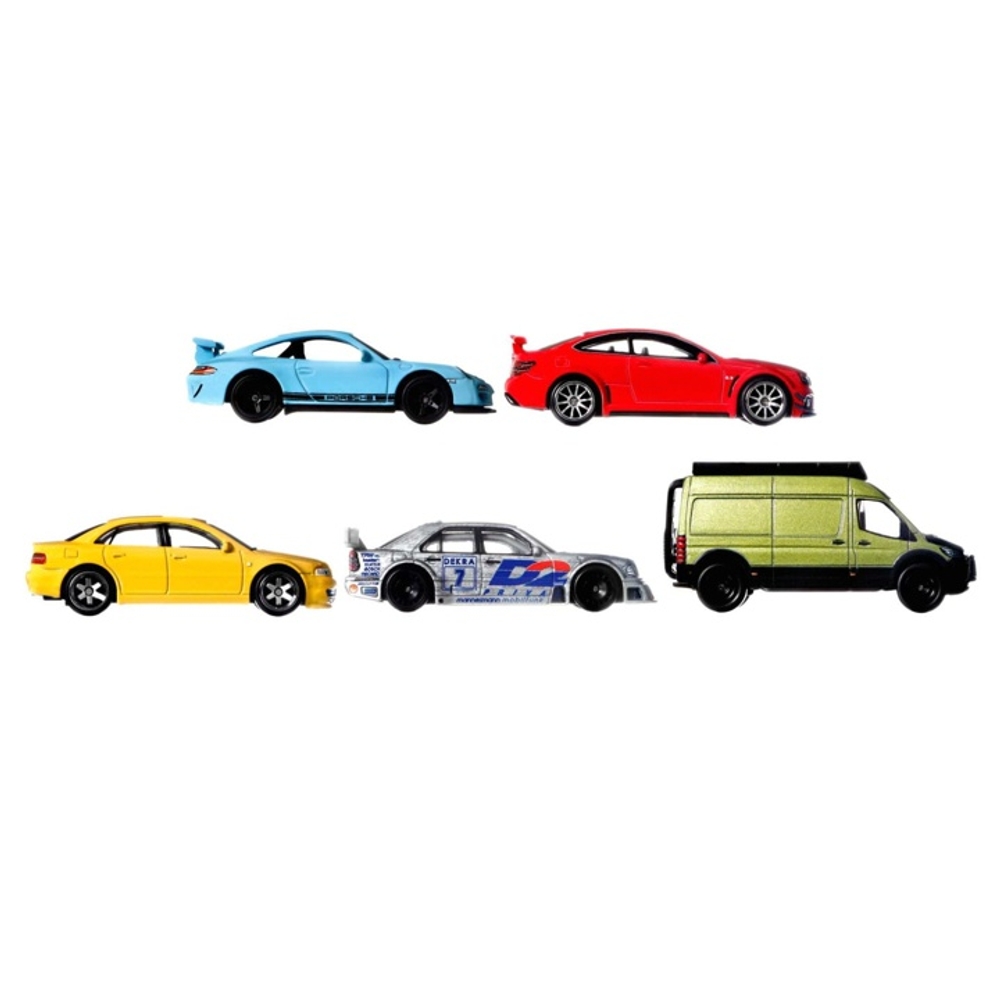 Hot Wheels Premium Car Culture Deutschland Design Container 5er-Pack