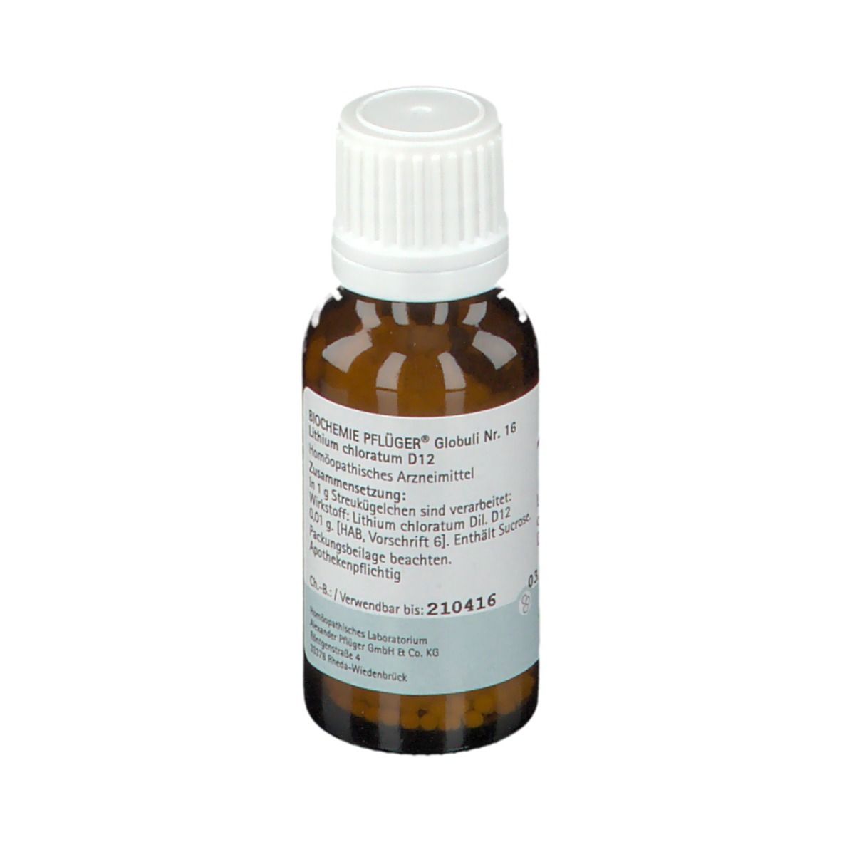 BIOCHEMIE PFLÜGER® Nr. 16 Lithium chloratum D12
