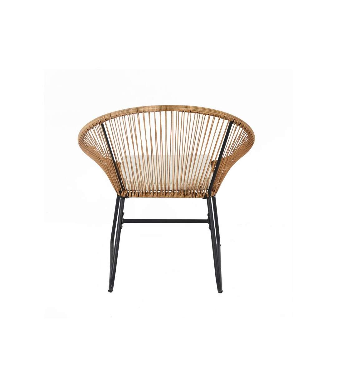 Paris Prix - Salon De Jardin 2 Places san Marco 82cm Marron