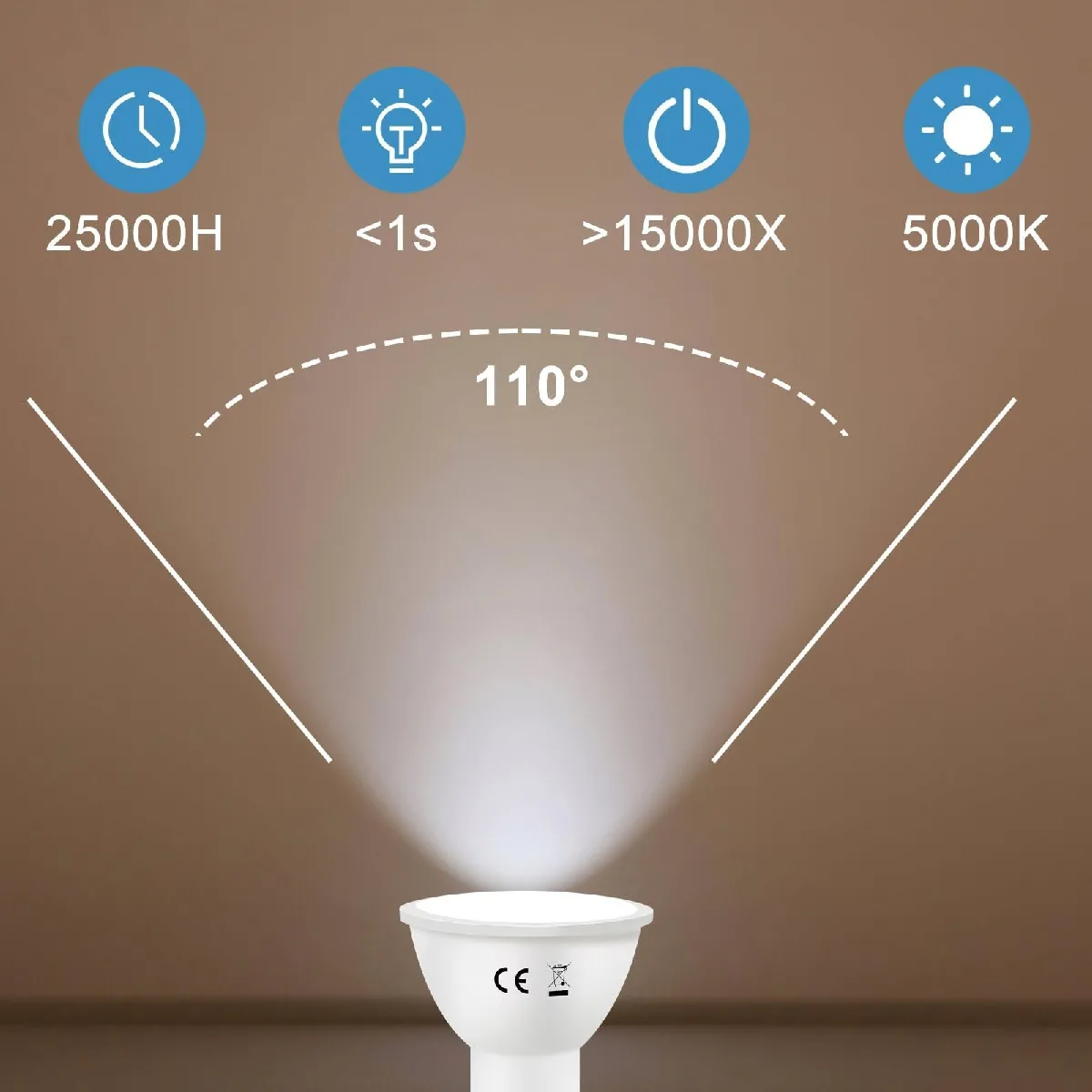 AUTRES TEMPS ZMH LED Bulb Lamp 6W