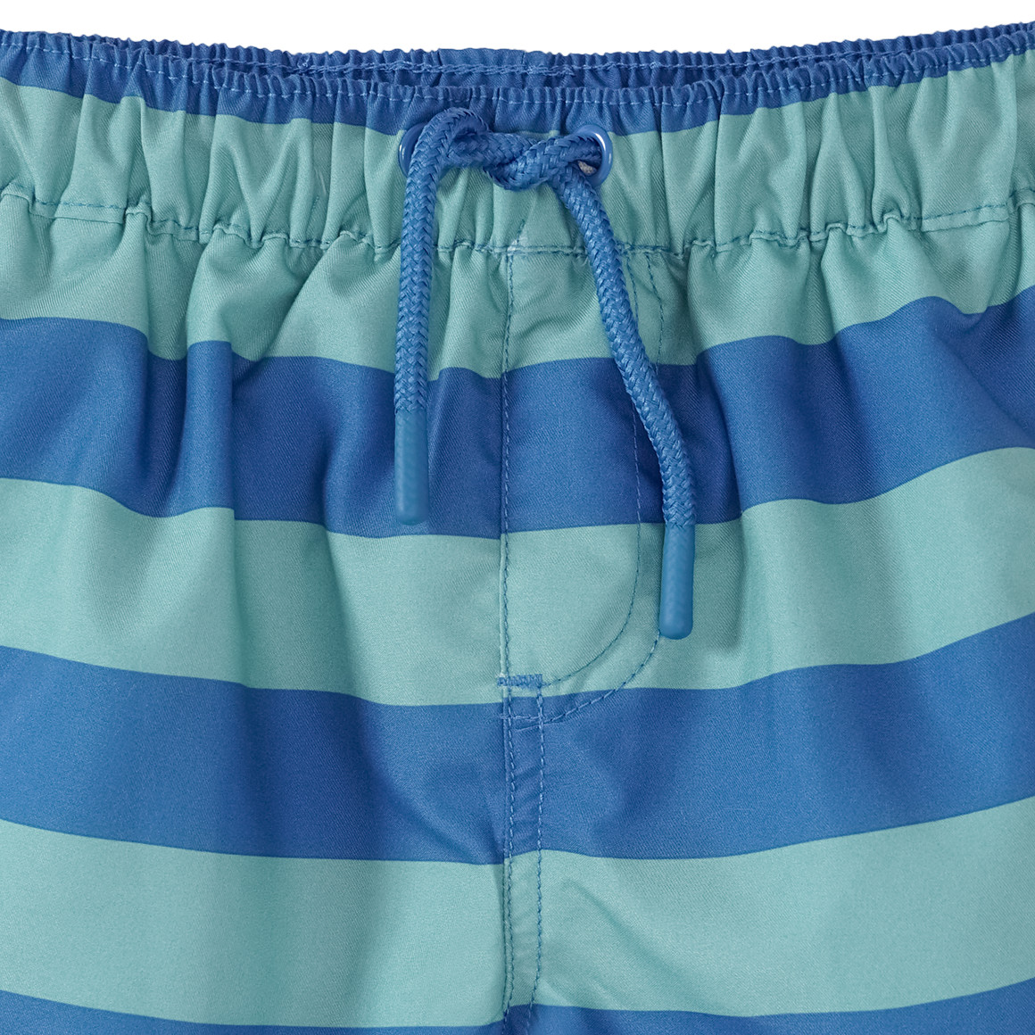 Famy Baby Badeshorts mit Streifen blau / türkis