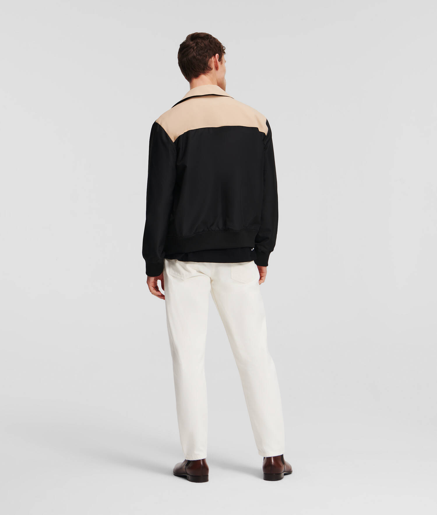 BLOUSON AVIATEUR RÉVERSIBLE COLOR BLOCK