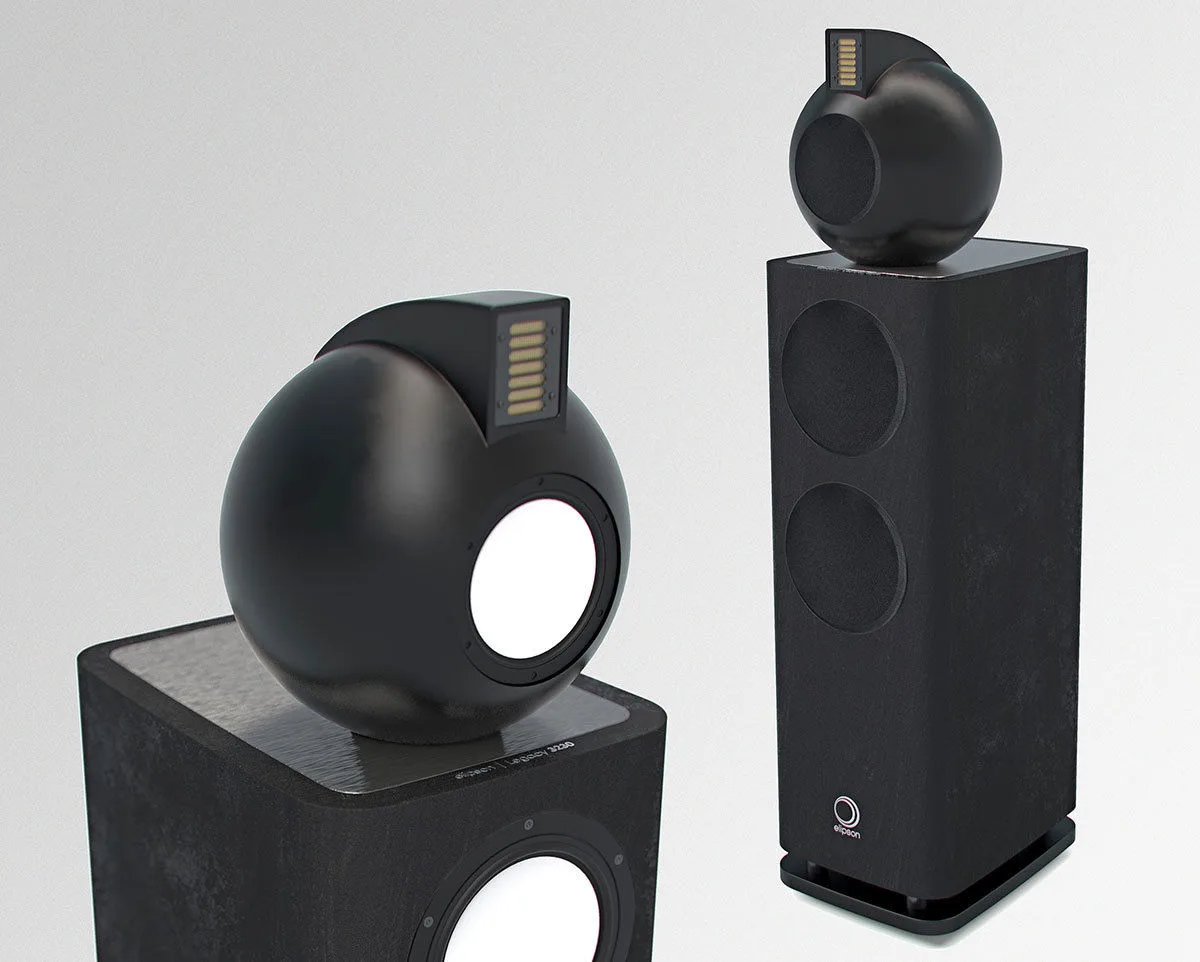 Elipson Legacy 3230 Chêne anthracite (la paire) Enceintes colonne