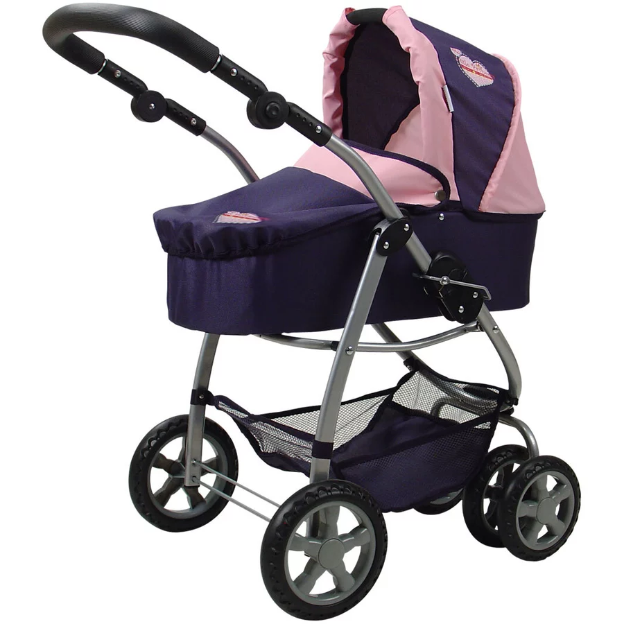 knorr toys® Puppenwagen Coco - My Little Princess blau