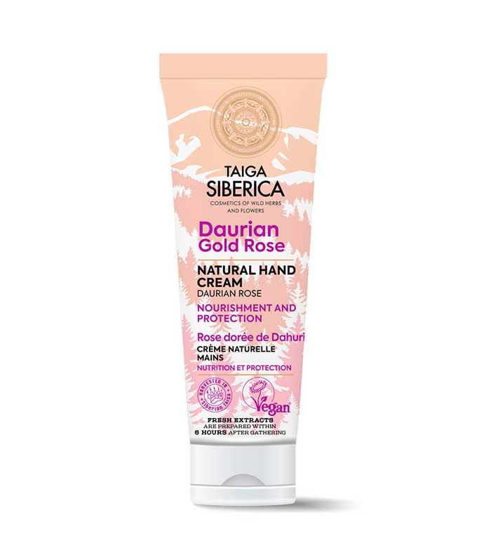 Natura Siberica - * Taiga Siberica * - Creme para as mãos natural - Rosa daúrica