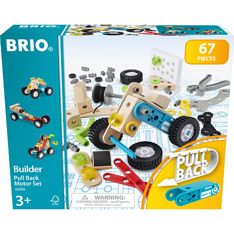BRIO 34595 Builder Pull back-motorsæt