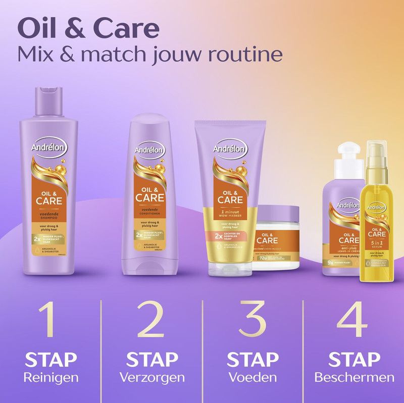 Andrelon - Oil & Care - Voedende Shampoo - 250ml
