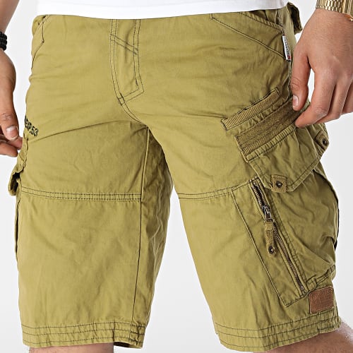Short Cargo Pierre Vert Kaki
