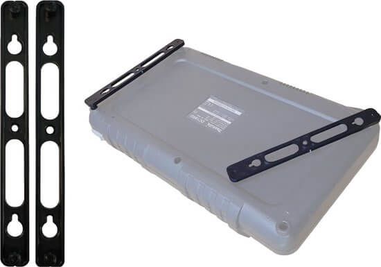 StealthMounts CMC-MK-B Opladerhouder voor Makita 18V LXT dubbellader DC18RD - Zwart - 2-pack