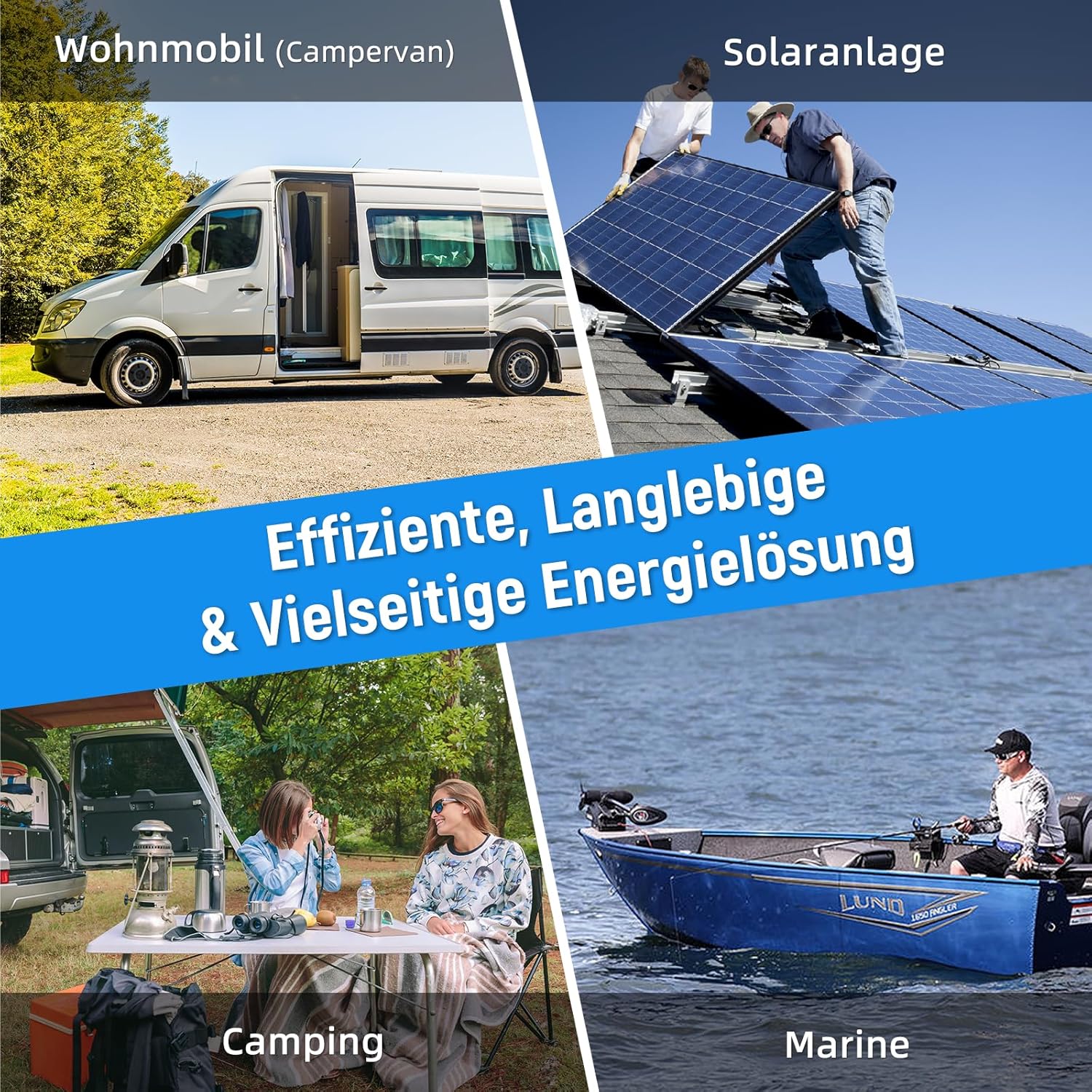 WattCycle 12V 100Ah LiFePO4 Lithiumbatterie mit Bluetooth,12V Mini Batterie 100A Smart BMS,Unterstützung der Batterieüberwachung über Bluetooth-App,15000 Tiefentladezyklen,für Wohnmobil,Wohnwagen,RVs