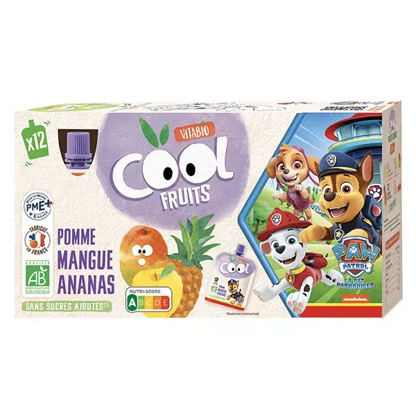 Vitabio Cool Fruits Pack Patrulha Canina Orgânico