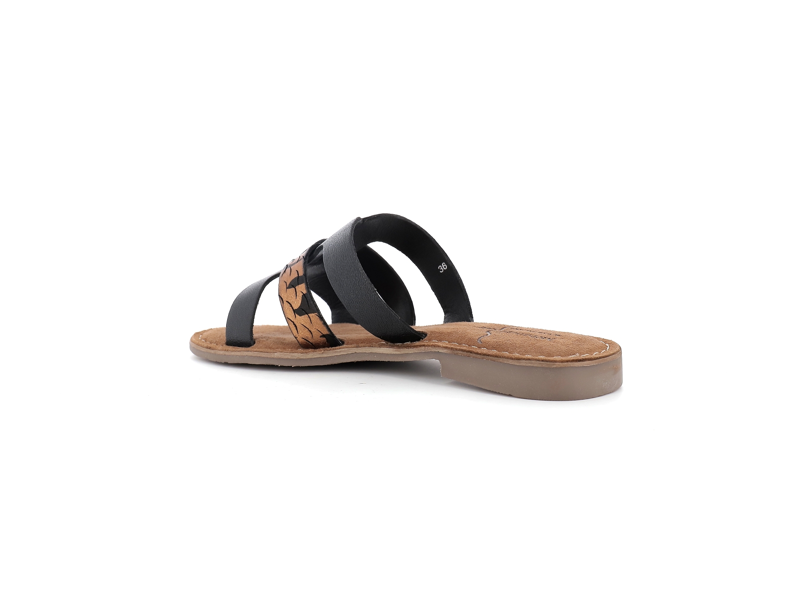 Metamorf ose-LACKY Cuir Noir