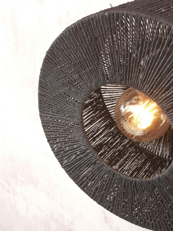 Good&Mojo Iguazu plafondlamp Ø30 small zwart