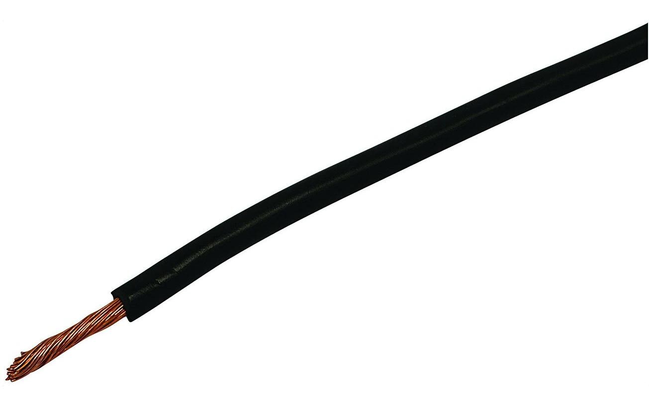 T-Litze 2.5 mm², 100 m SchwarzInstallationskabel