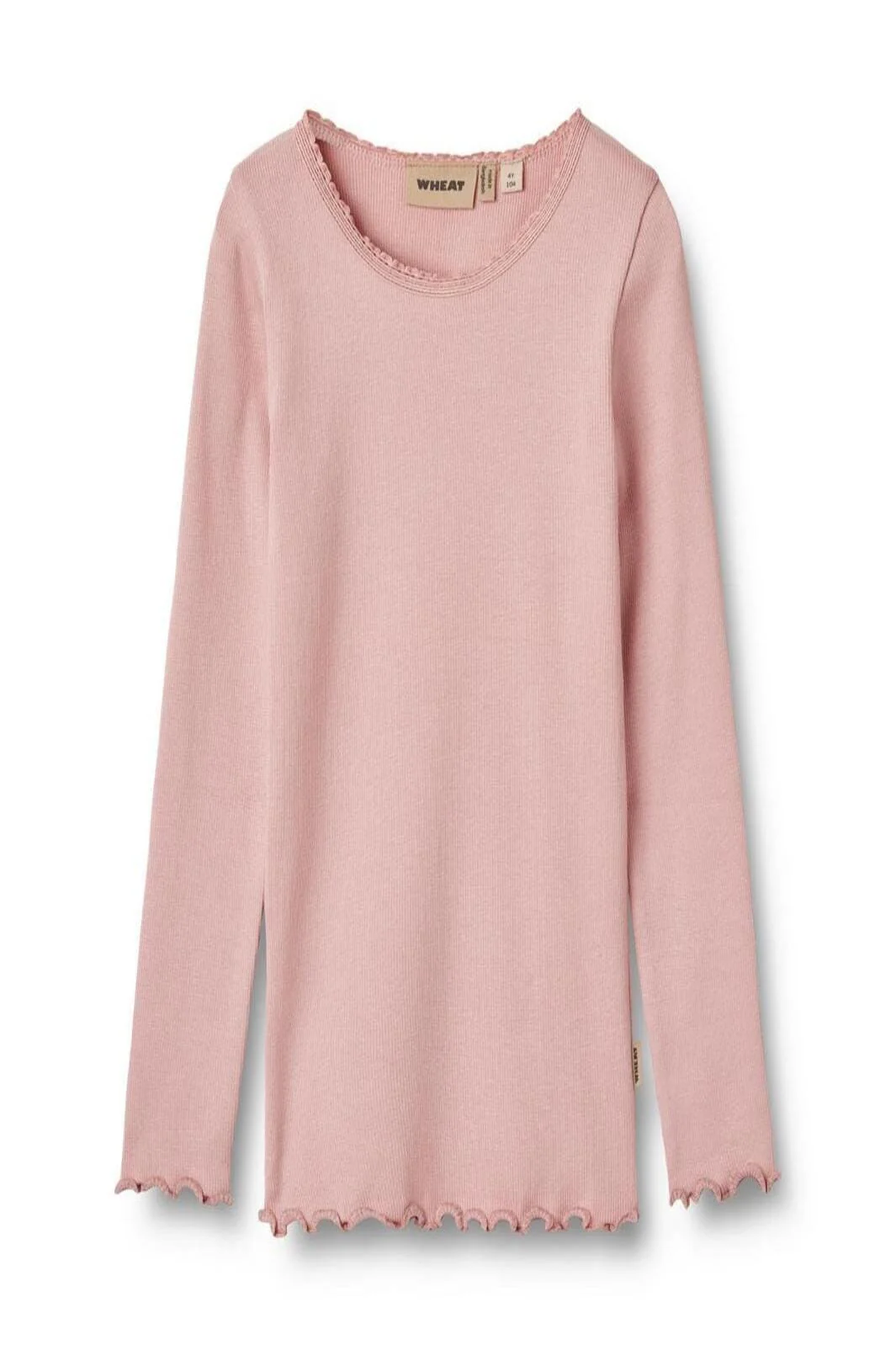 Wheat Rib T-shirt L/s Reese reese 1188 rose frost