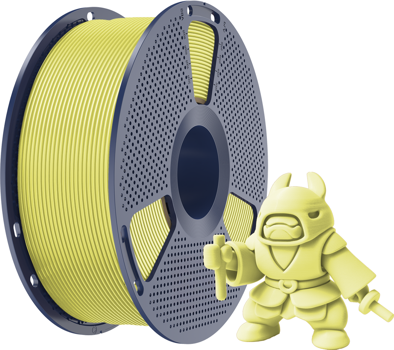 SUNLU  PLA Meta Yellow, 1,75 mm / 1000 g    Modifiziertes PLA Material für den High Speed Druck