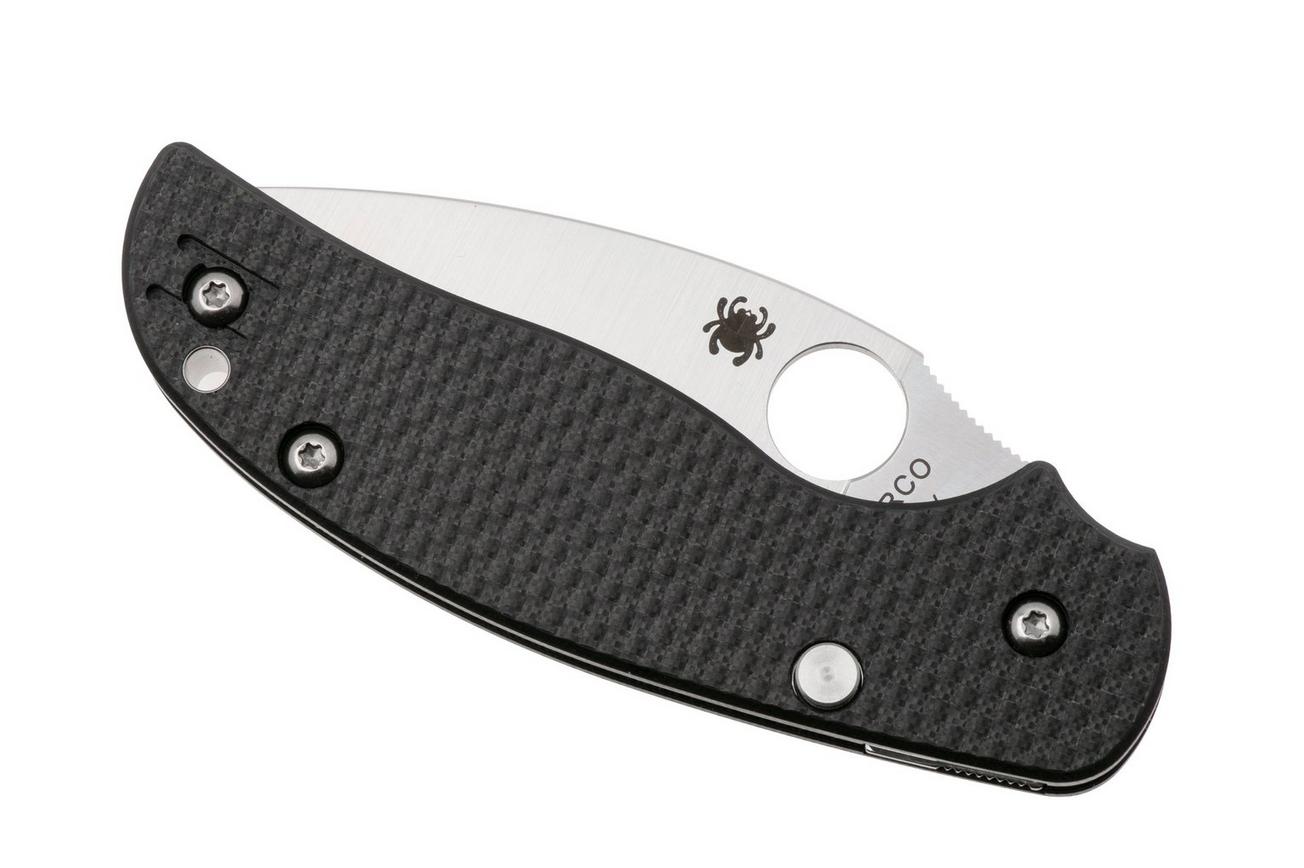 Spyderco Sage 6 Button Release Compression Lock C123CFBCLP Carbon Fiber G10 zakmes