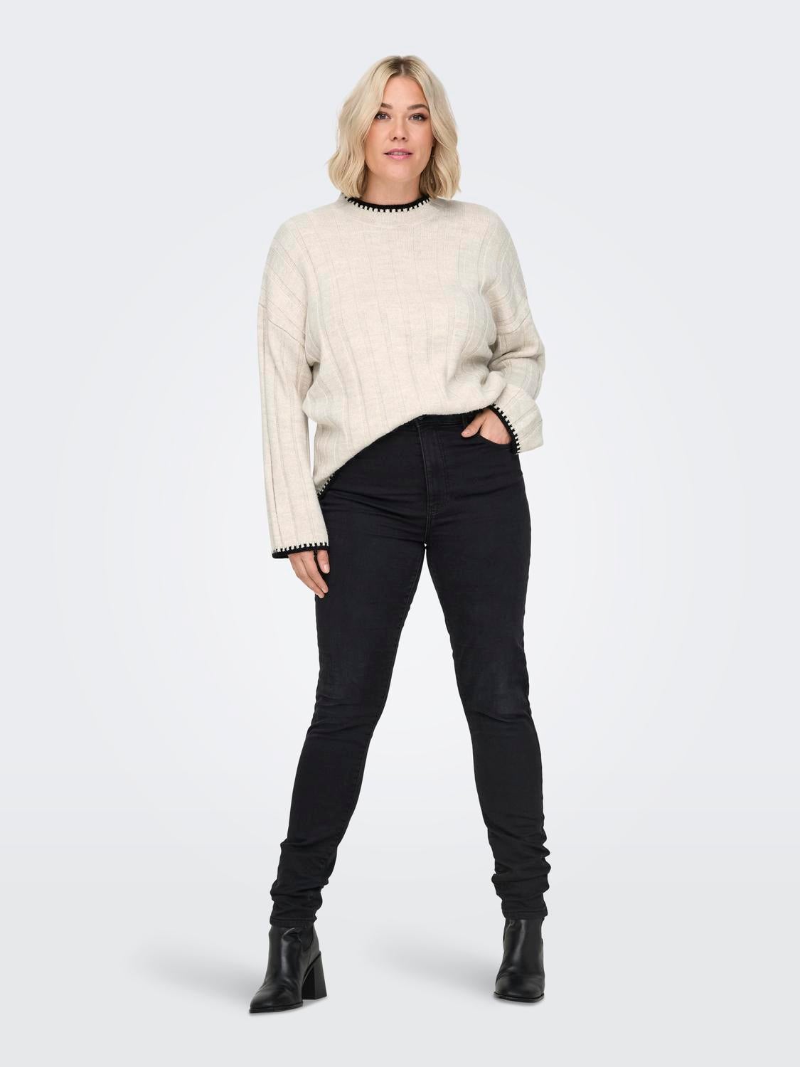CARCHICK Strickpullover Pumice Stone