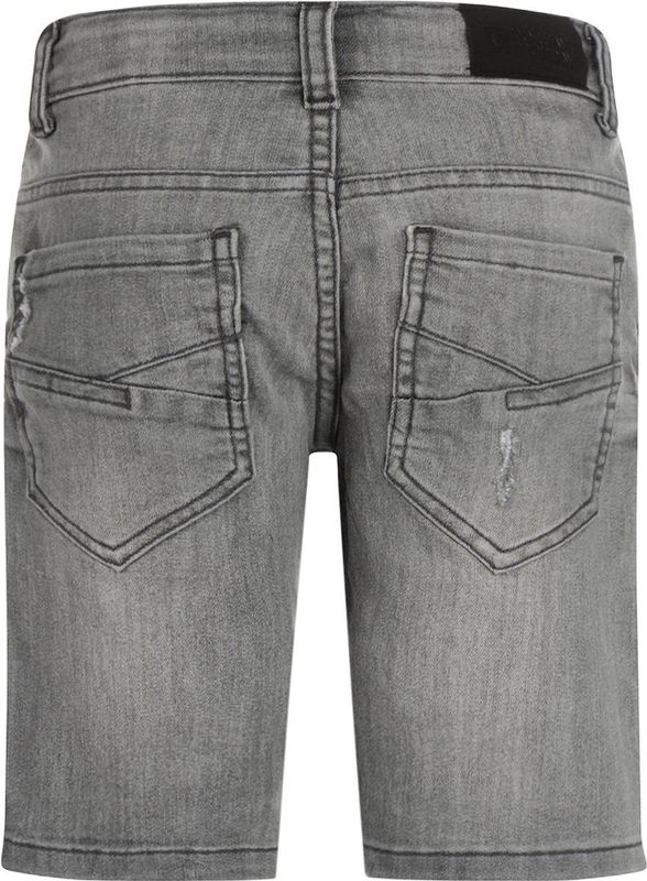 No Way Monday Denim Short Grijs