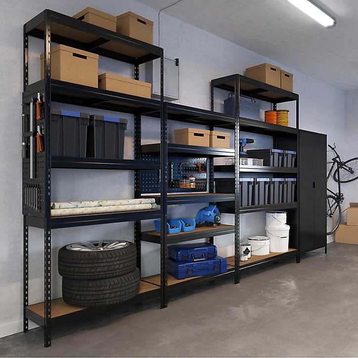Extension pour étagère de garage en acier thermo-lacqué GoodHome Rand H. 46 x L. 97 x P. 40 cm
