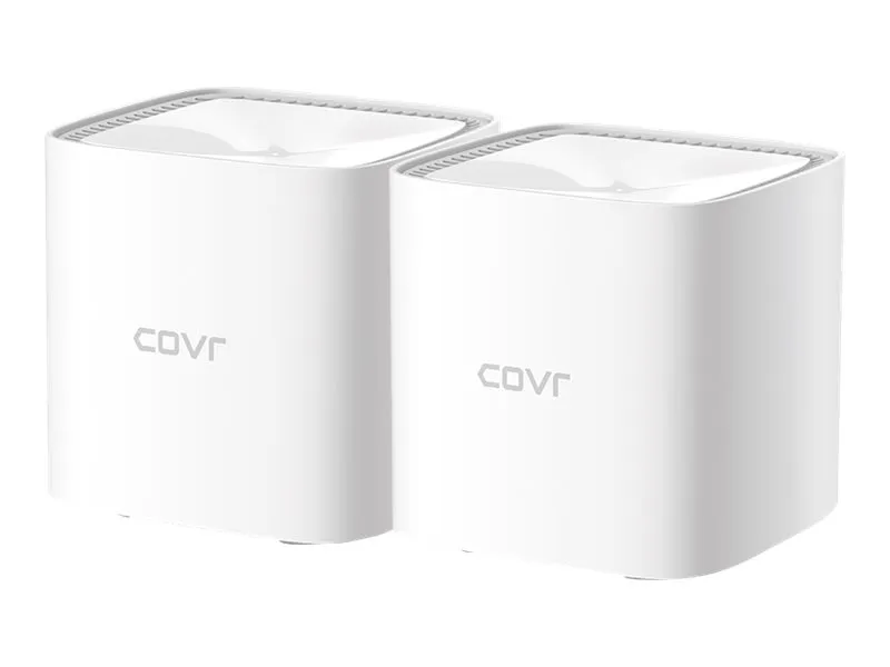 D-Link Covr Whole Home COVR-1102 - Wi-Fi-system - (2 extendere) - op til 325 kvm 1GbE - Wi-Fi 5 - Dual Band
