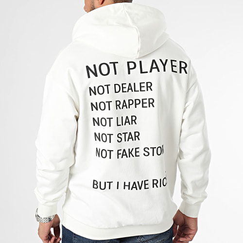 Sweat Capuche Blanc