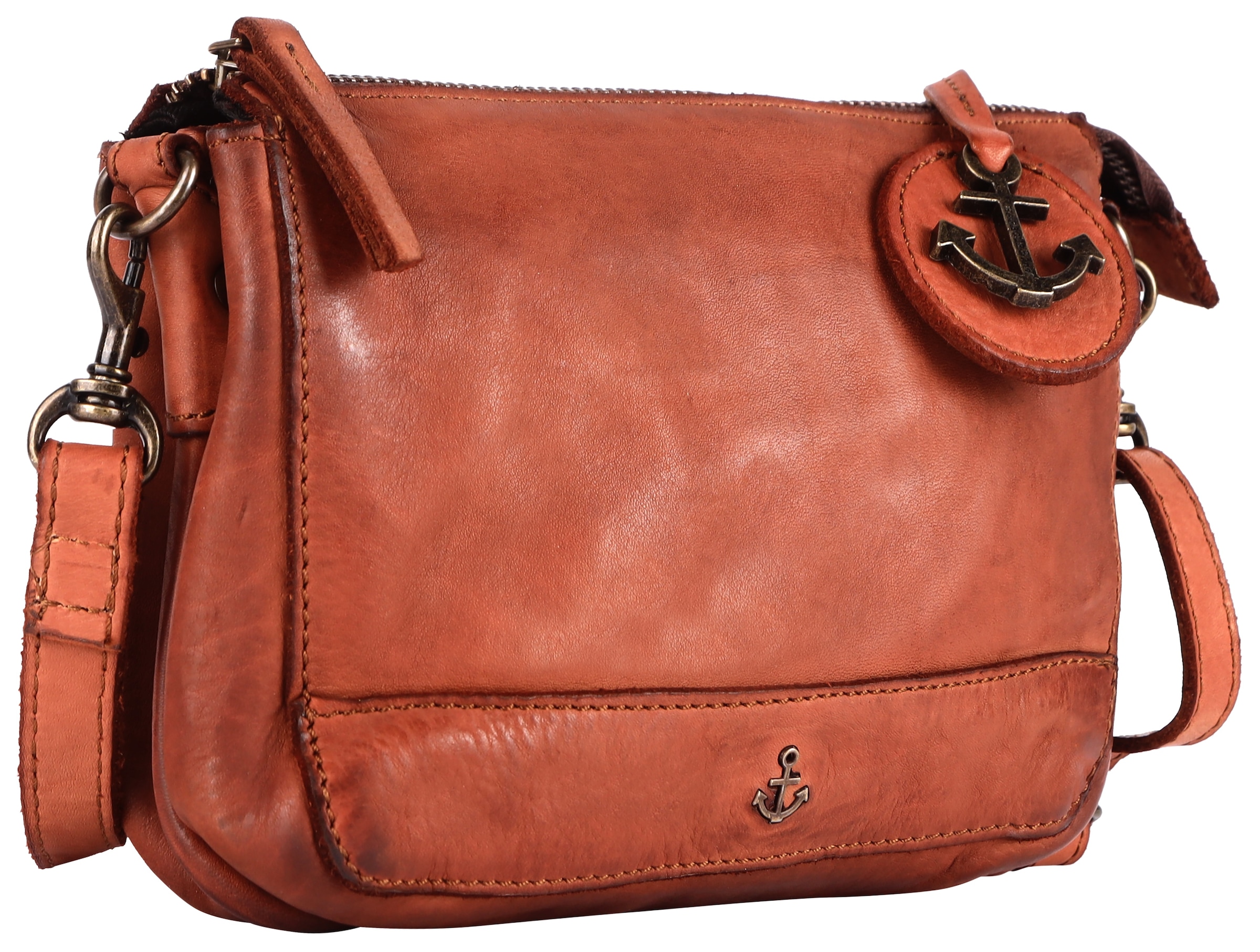 HARBOUR 2nd Umhängetasche »Tiani« Schultertasche Handtasche Damen Tasche Damen mit Logoanhänger