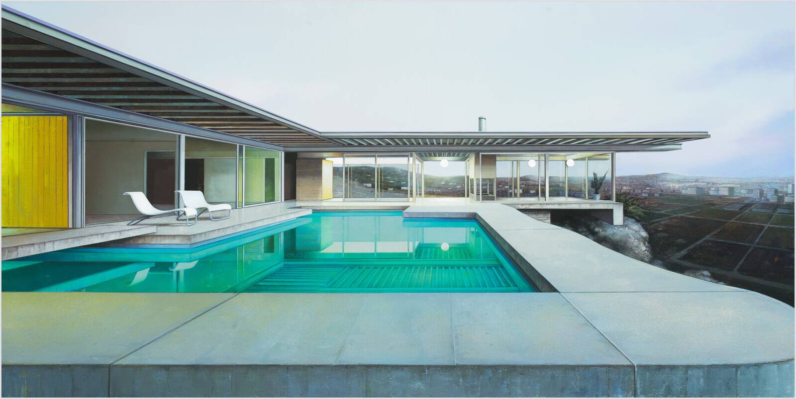 Case study house by Jens Hausmann - Limited Edition. Edition of: 150. Signed.
