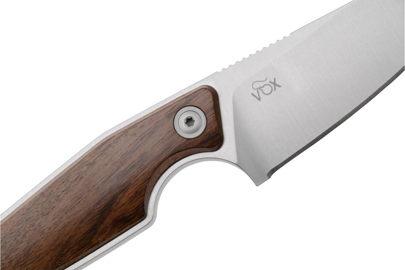 MKM Makro 2 Sheepfoot MK-MA02-S Santos Wood, vaststaand mes, Jesper Voxnaes design