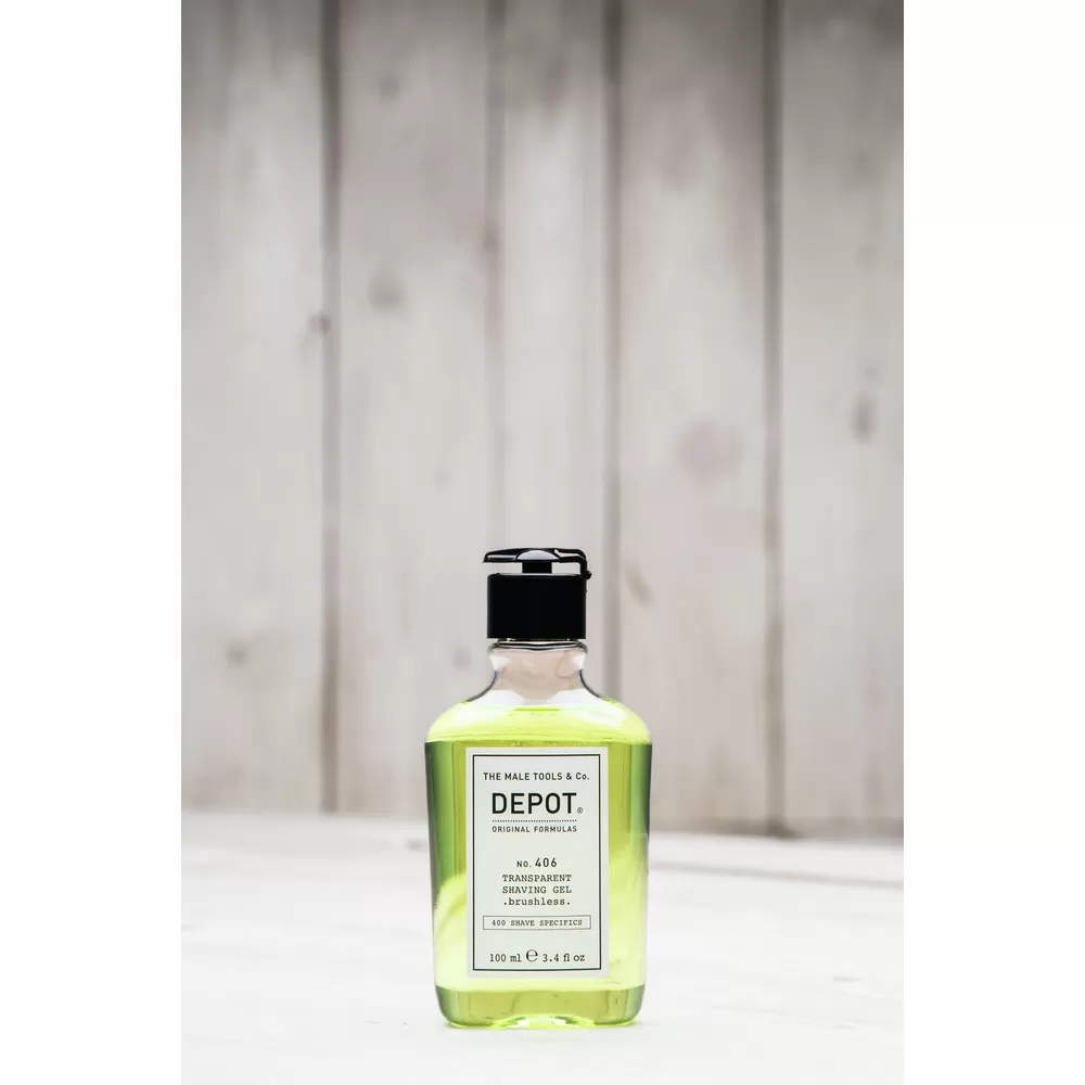 Depot 406 Transparent Shaving Gel - 100 ml.
