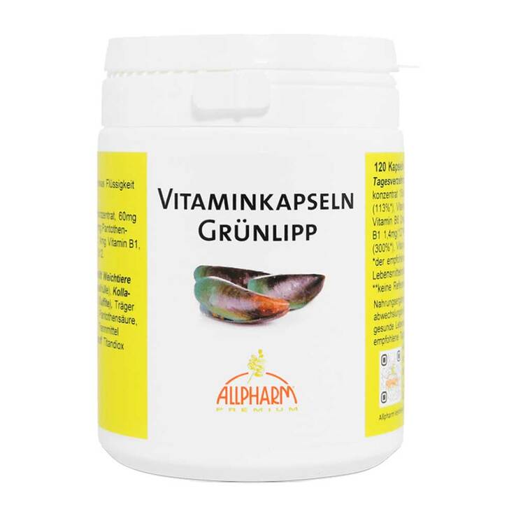 Grünlipp Muschel Konzentrat Kapseln, 120 St
