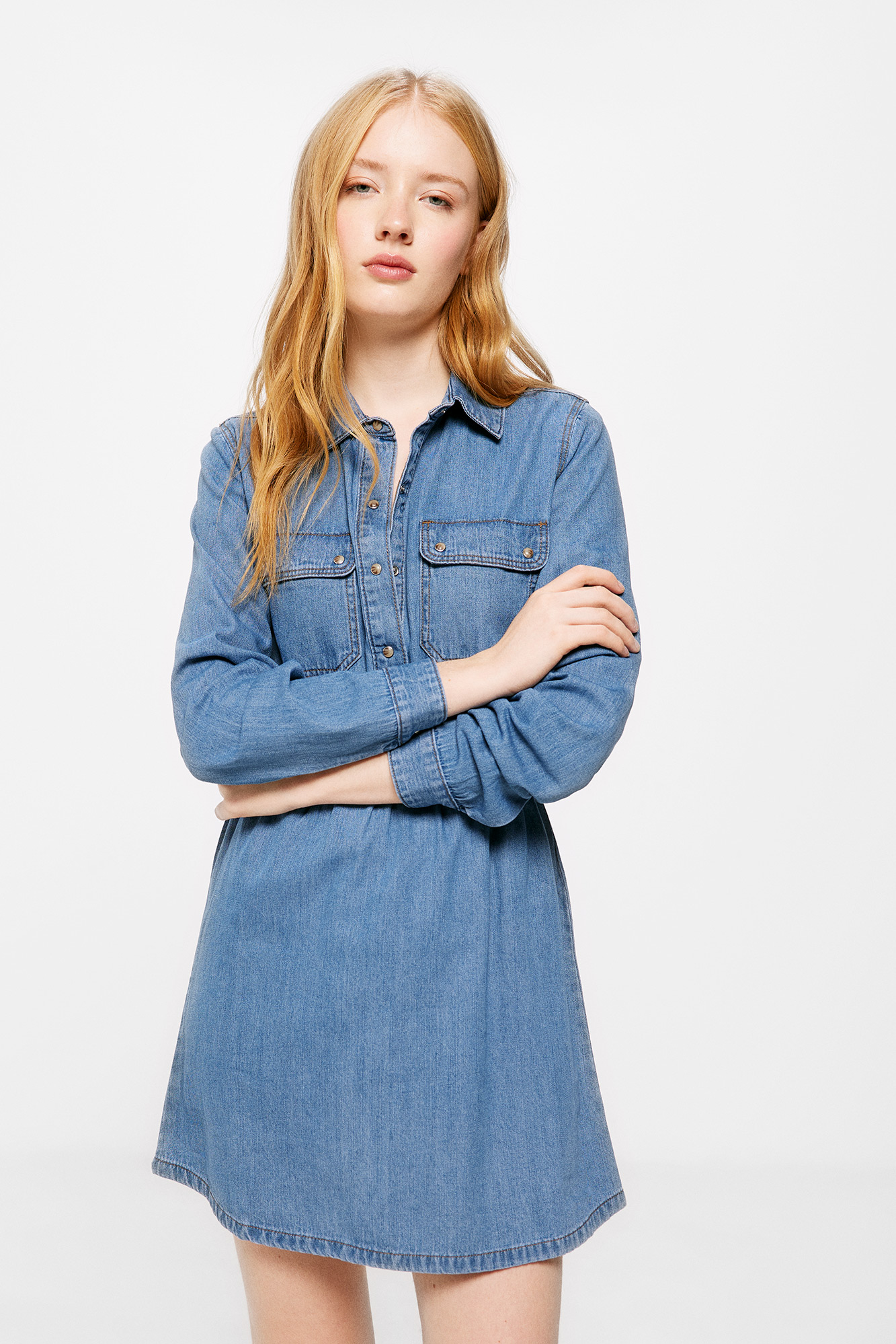 Vestido camisa jeans