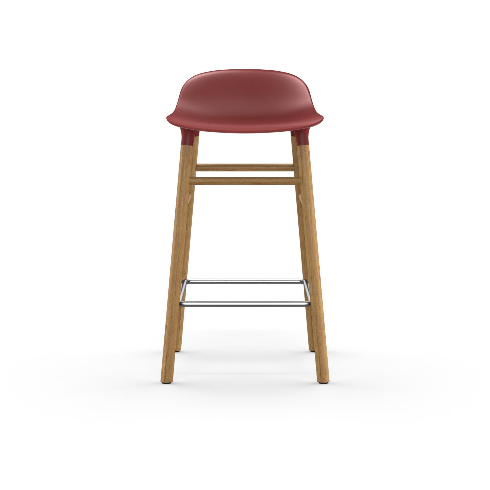 Normann Copenhagen Form Barkruk Low 65 cm - Eiken - Donkerrood