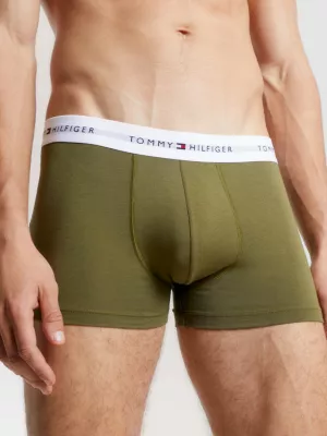 Conjunto com 3 Cuecas Boxer com Cós Elástico e Logo Essencial