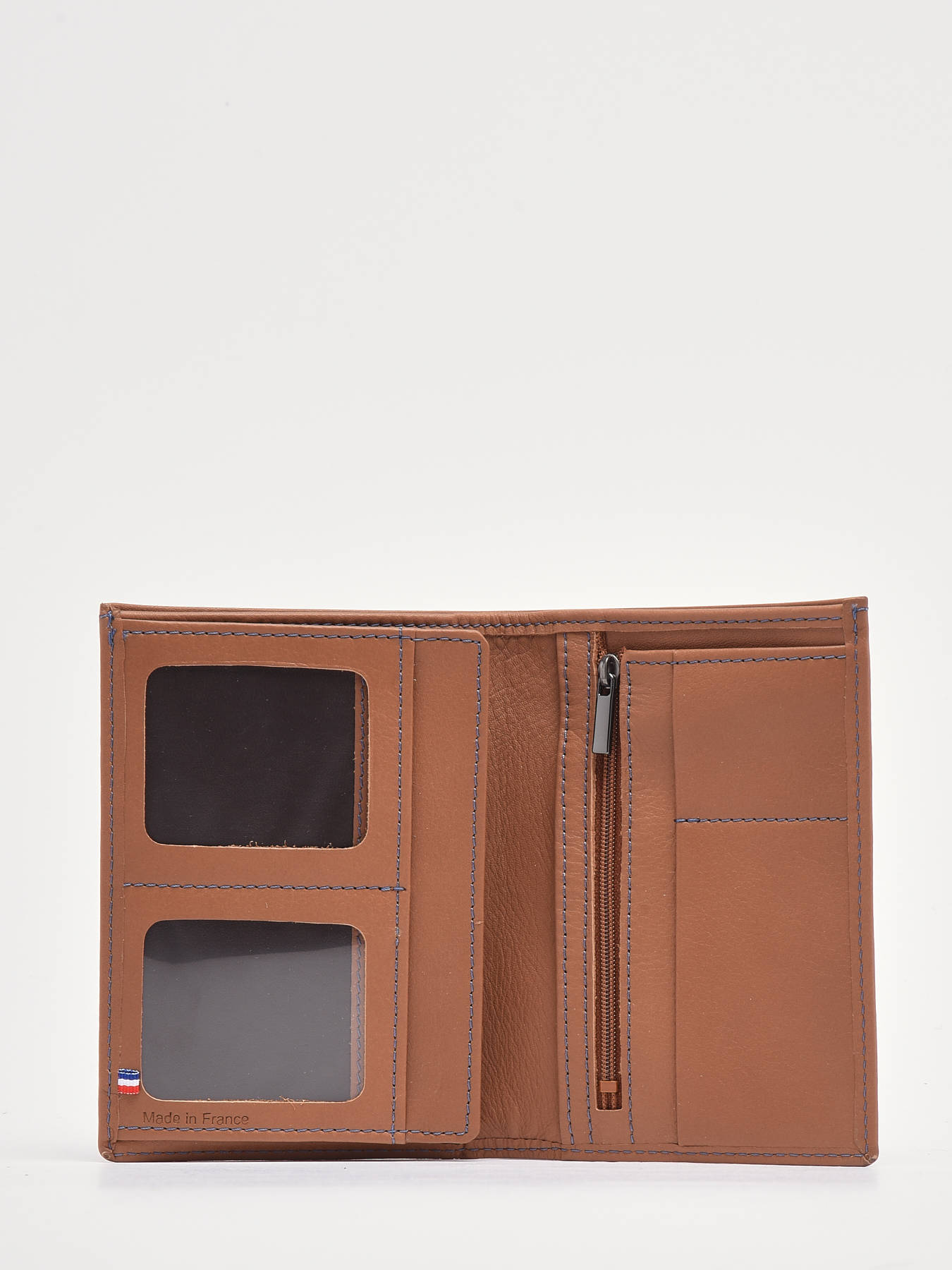 Portefeuille porte-monnaie Paris cuir ETRIER
