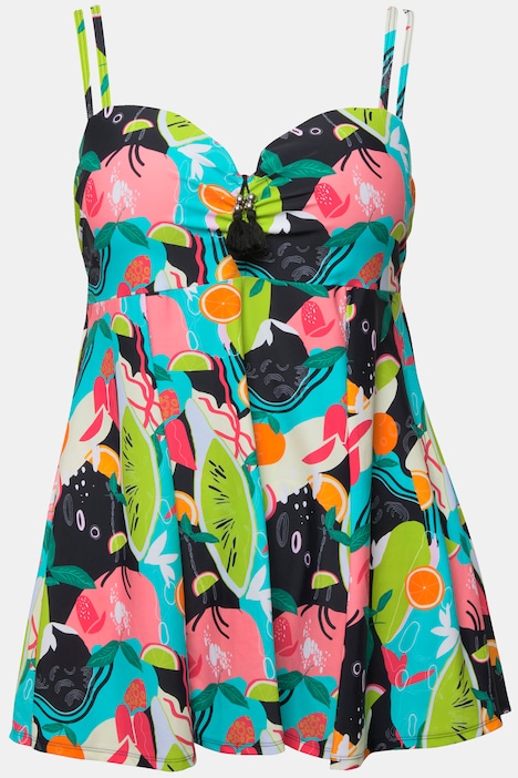 Badekleid, Früchte, Softcups, Quaste, recycelt
