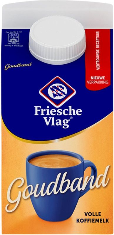 Friesche Vlag - Volle Koffiemelk - 18 x 455ml - Schenkkarton