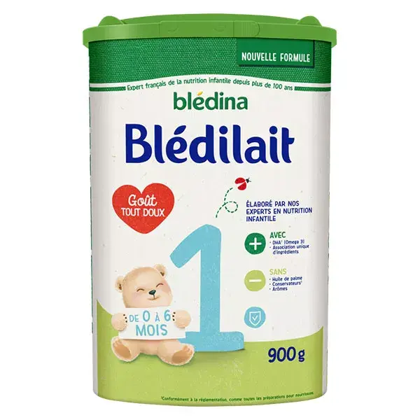 Blédina Blédilait Leite de Primeira Fase 900g