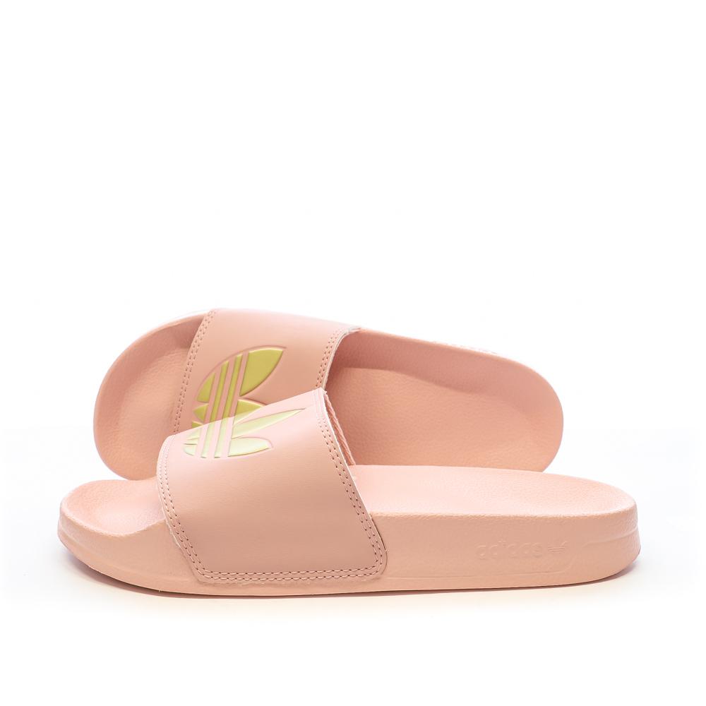Adidas Claquettes Rose/Doré Femme Adidas Adilette