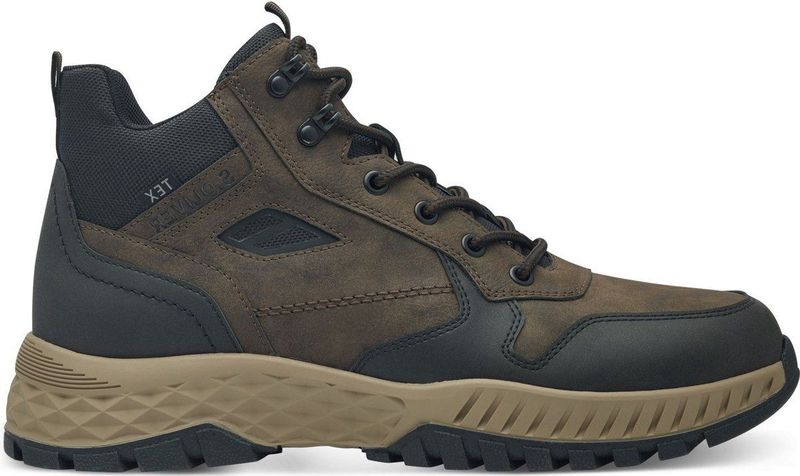 s.Oliver - Hoge Sneakers - Brown Comb - Heren - Waterafstotend