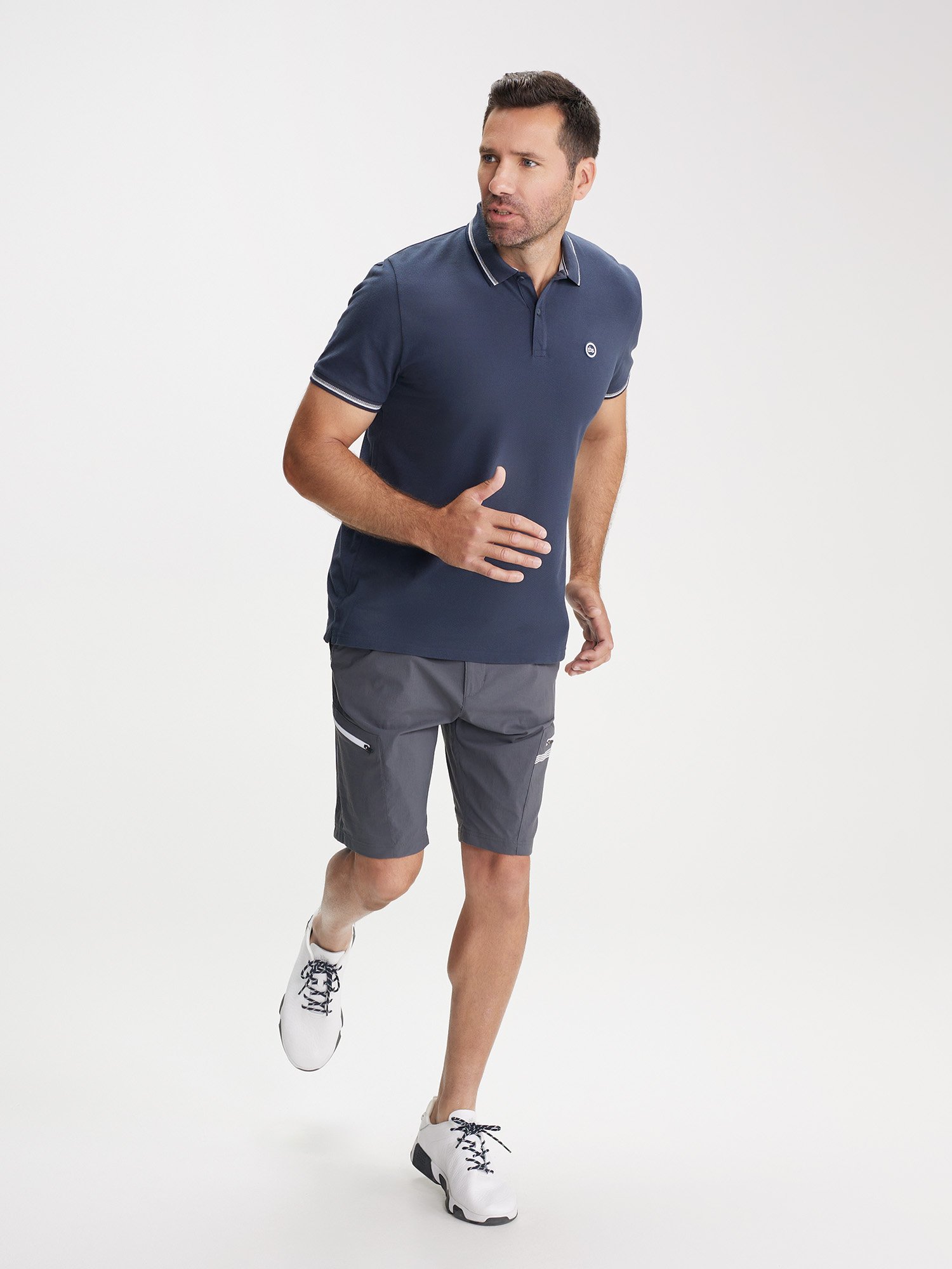 Polo Homme Coton Biologique Marine